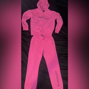 Girls Givenchy sweatsuit size 8